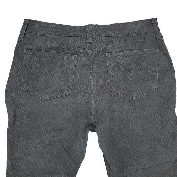 NYDJ Daughters Jeans Leggings Womens 10 Black Leopard Cheetah Print Lift Tuck - Picture 11 of 12